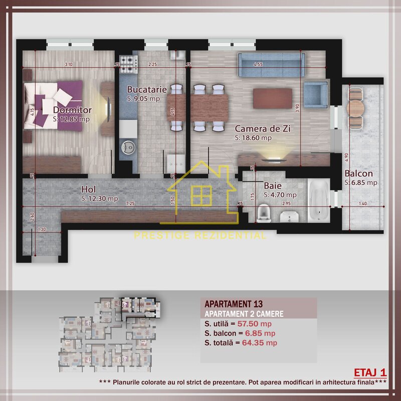 Titan- Pallady super oferta black friday- 2 camere,